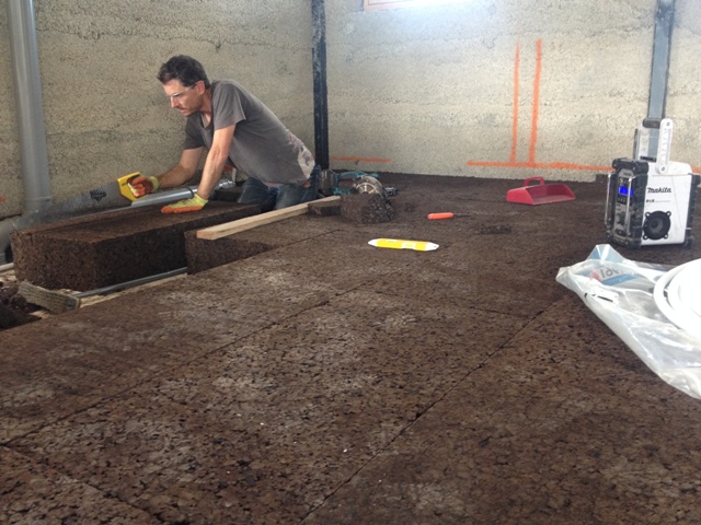 expanded cork floor insulation